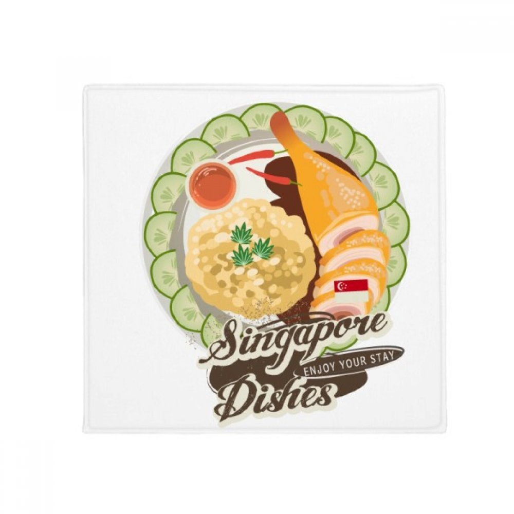 Tapis de cuisine Singapour Hainanese Chicken Rice pour une ambiance chaleureuse