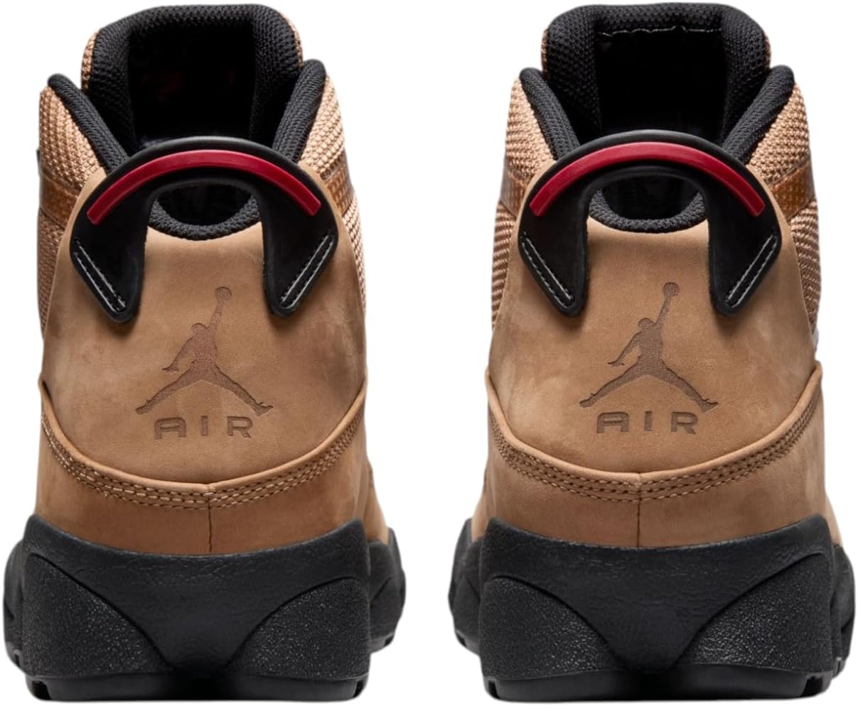 NIKE Men's Jordan Winterized 6 Rings Rocky Tan/Black-Varsity Red (FV3826 202)
