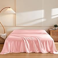 Vista 15 de THXSILK 1 sábana encimera de seda, 100% 6A+, seda de morera pura, ultra suave, duradera, refrescante, transpirable (individual, negro)