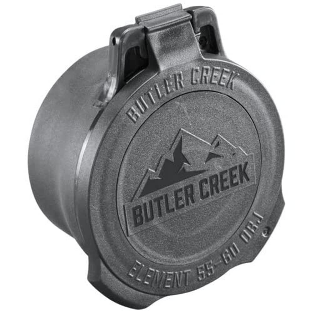 Butler Creek Element Scope Cap Objective 55-60mm, Black Riflescope Cap ESC60