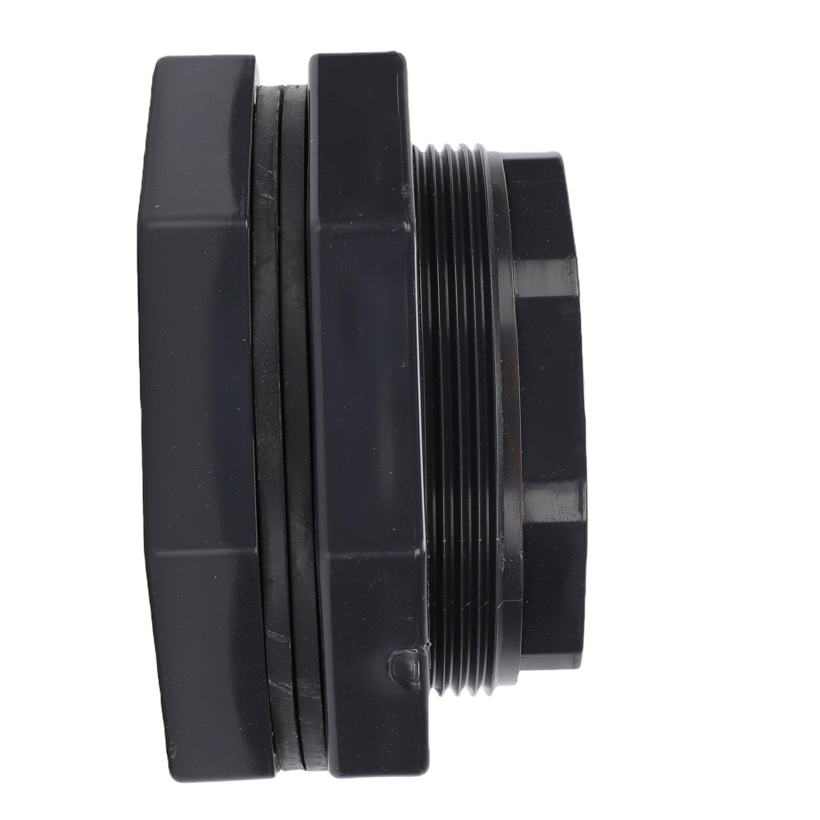 ASHATA Conexión de Tanque de Agua de 3 Pulgadas, Adaptador con Rosca NPT, | Heavy Duty Thru Bulk Pipe Fitting, for Water Tank, Rain Bucket, Aquarium, Bathtub, Pool