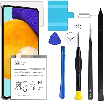 Galaxy A52 Battery,Upgraded Battery Replacement for Samsung Galaxy A52 SM-A526 SM-A526B/DS SM-A5260&Samsung Galaxy S20 FE SM-G780 & S20 FE 5G SM-G781 with Professional Replacement Tool Kits