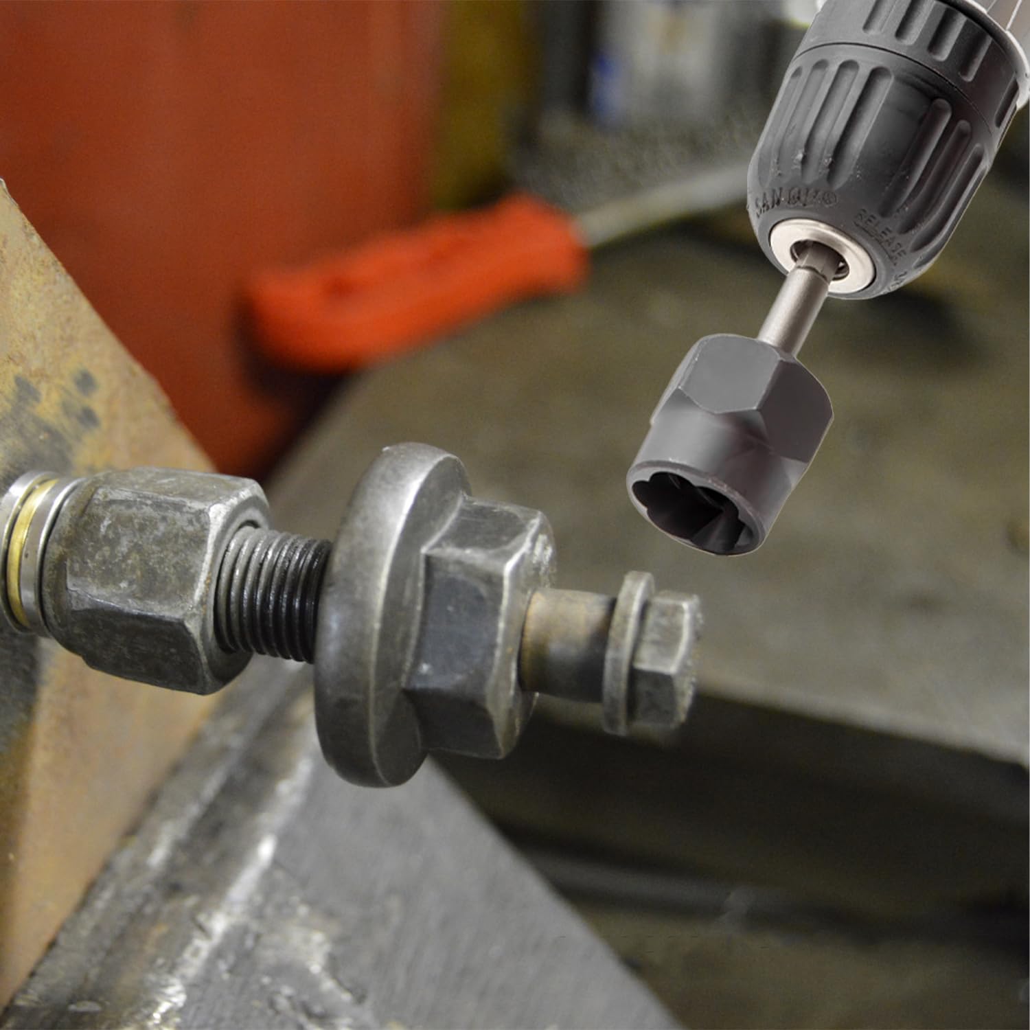 16 Pièces Extracteur Vis, Robustes et Faciles à Utiliser, Extracteur de Vis, Large Gamme D'applications, Kit Extracteur de Vis, pour Enlever les Écrous et Vis Endommagés et Rouillés (noir)