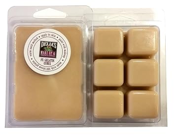 Pro FX Gelatin Cubes 4 oz. SCAR TONE / Death Flesh Color - Special Effects, FX Makeup, Scars, EASY!