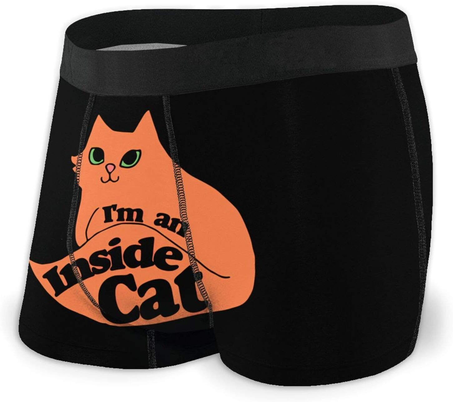 I'm an Indoor Cat Mens Underwear Breathable Boxer Brief