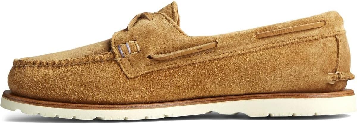 Sperry X Sunspel Authentic Original 2-Eye Tan Suede 7.5 M (D)