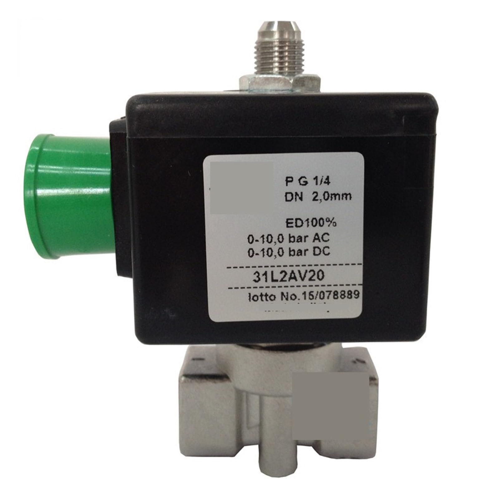 YWRWUPMGK Stainless Steel 31L2AV20 Normally Closed Three-Way Zero Pressure Starting DC12V
