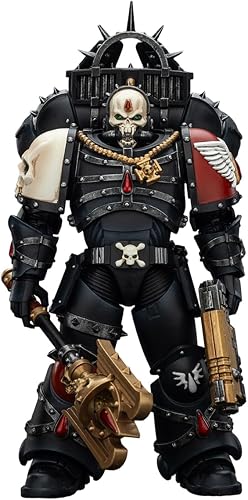 JOYTOY Warhammer 40,000 1/18 Action Figure Blood Angels Lemartes with Jump Pack,Blood Crozius and Absolver Bolt Pistol Collection Model 15Age+ Birthday Gift