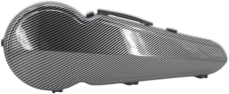 Viola Case 16 inch, Carbon Fiber Hard Shell, Black