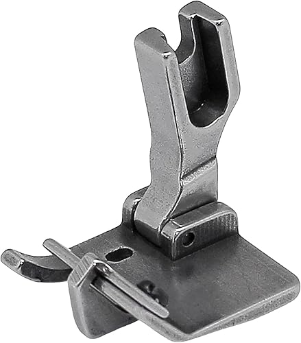 Miniatura 5 de Guía de borde ajustable Hemmer Foot #T9 Pie multifuncional para máquina de coser industrial de punto de bloqueo