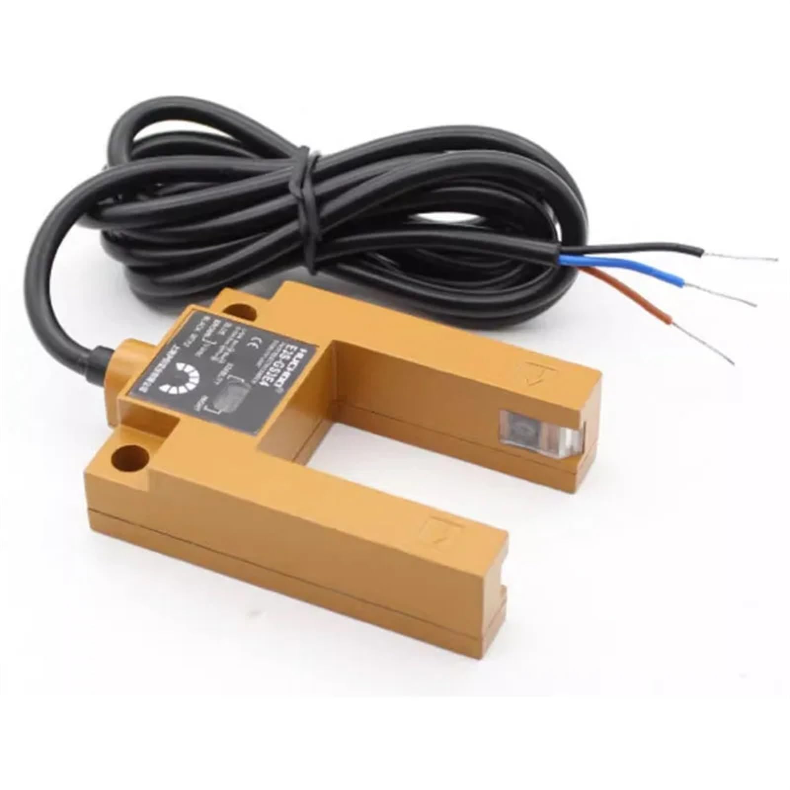 Interruptor fotoeléctrico con ranura en forma de U E3S-GS3E4 E3S-GS3B4 GS30 E3S-GS1E4 tres cables NPN PNP universal (Color : E3S-GS3E4)