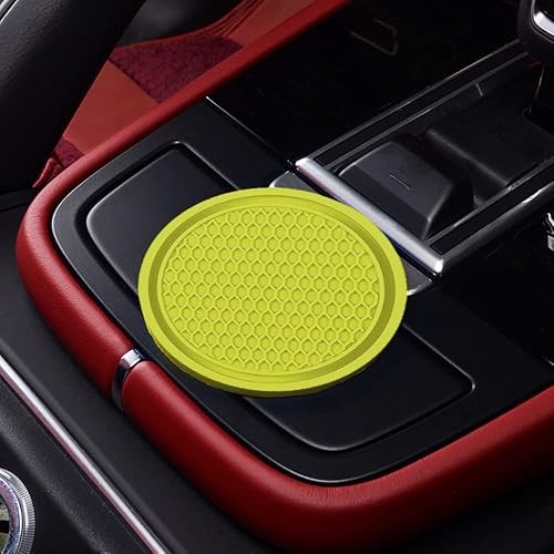 Miniatura 9 de 2 posavasos para automóvil, antideslizante, universal, portavasos para automóvil, portavasos de PVC, accesorios interiores de automóvil, adecuados