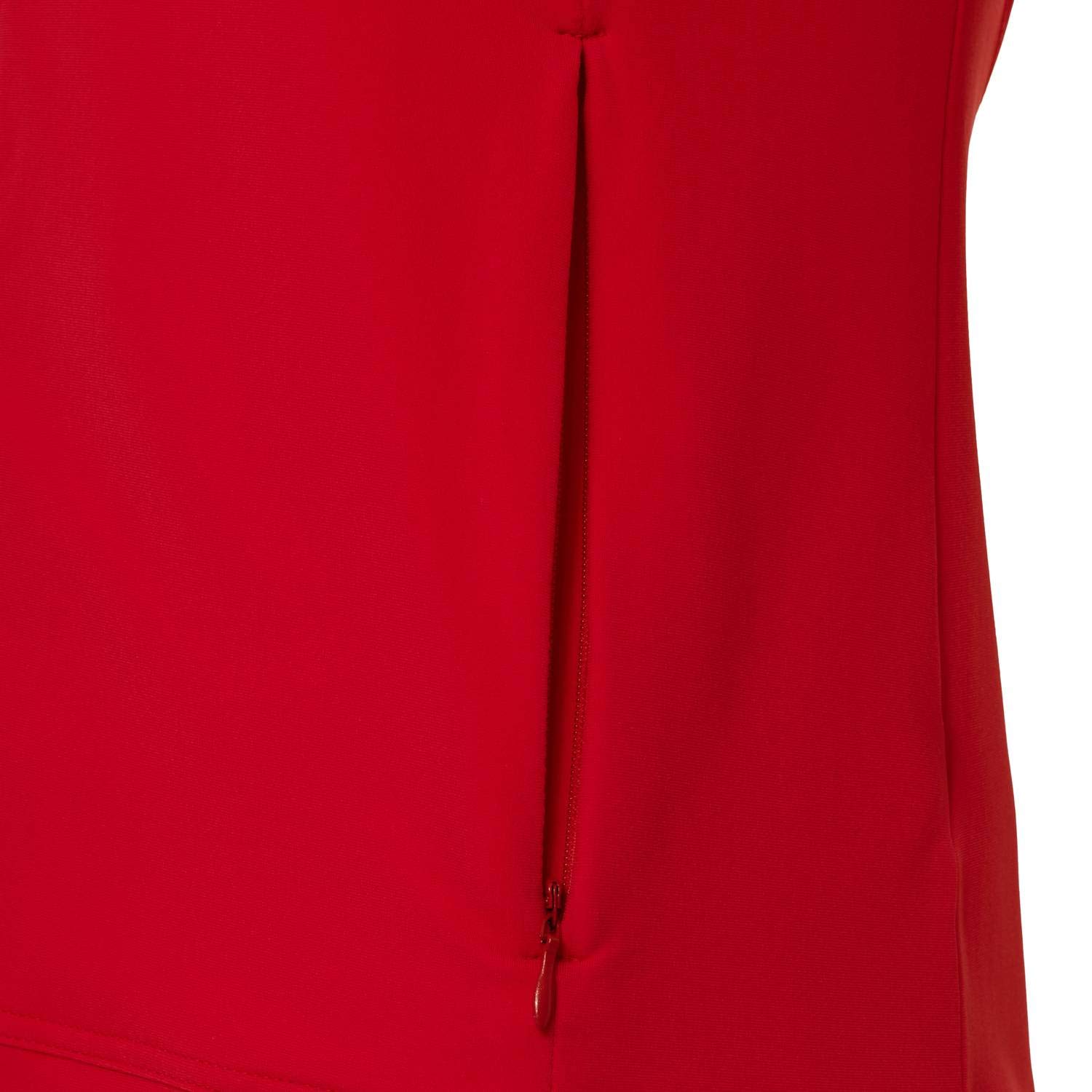 Sportkind Mädchen & Damen Fitness, Sport, Padel, Tennisjacke ohne Kapuze mit Taschen, atmungsaktiv