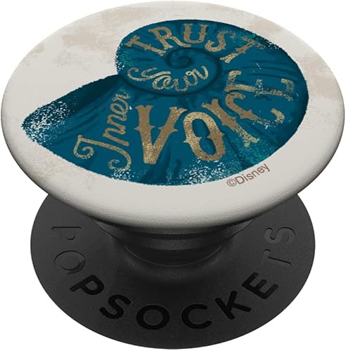 Disney The Little Mermaid Shell confía en tu voz interior PopSockets intercambiables PopGrip