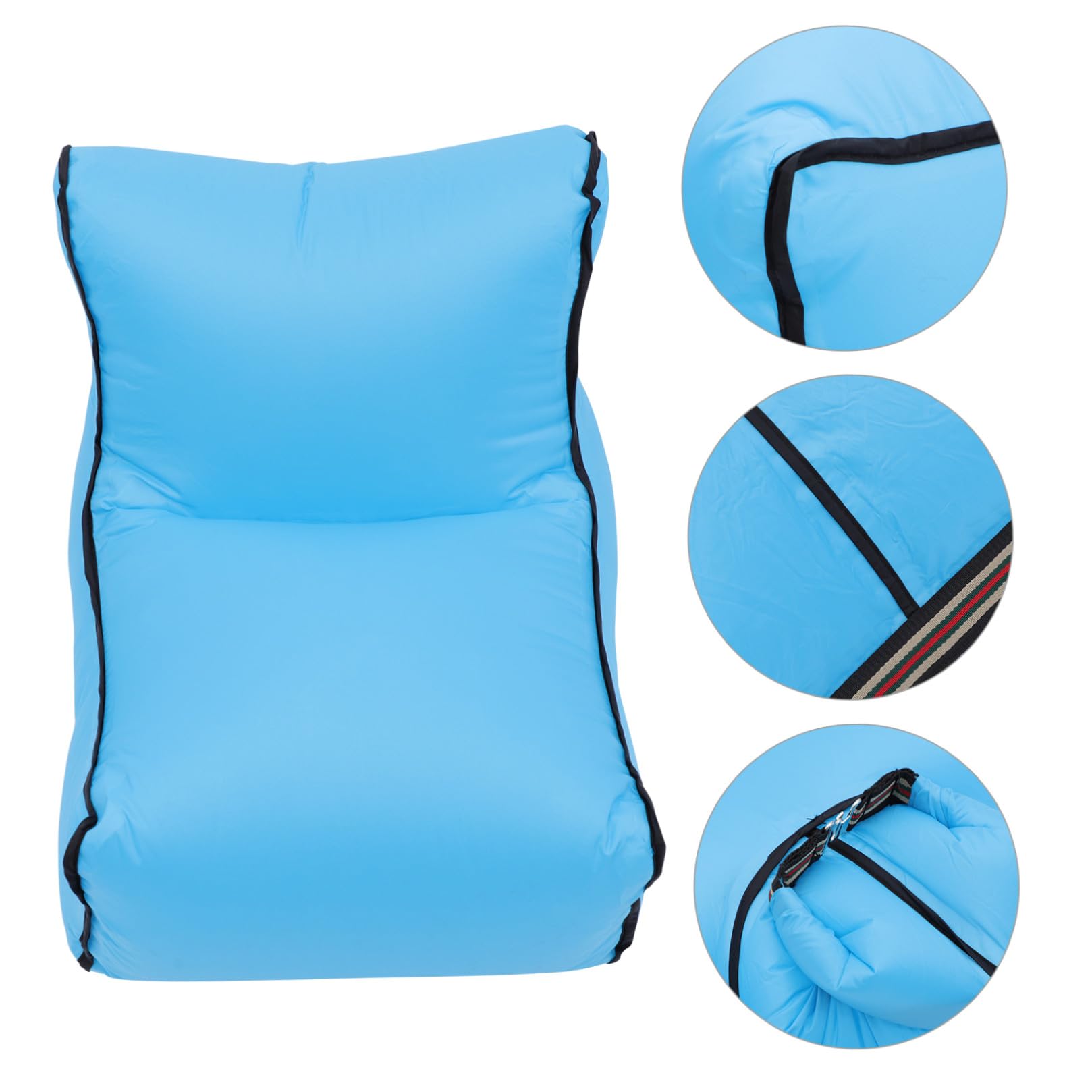 TOYANDONA Divano Gonfiabile Portatile per Campeggio e Esterni, Sedia ad Aria senza Pompa, Leggera e Compatta per Mare, Piscina e Attività Outdoor