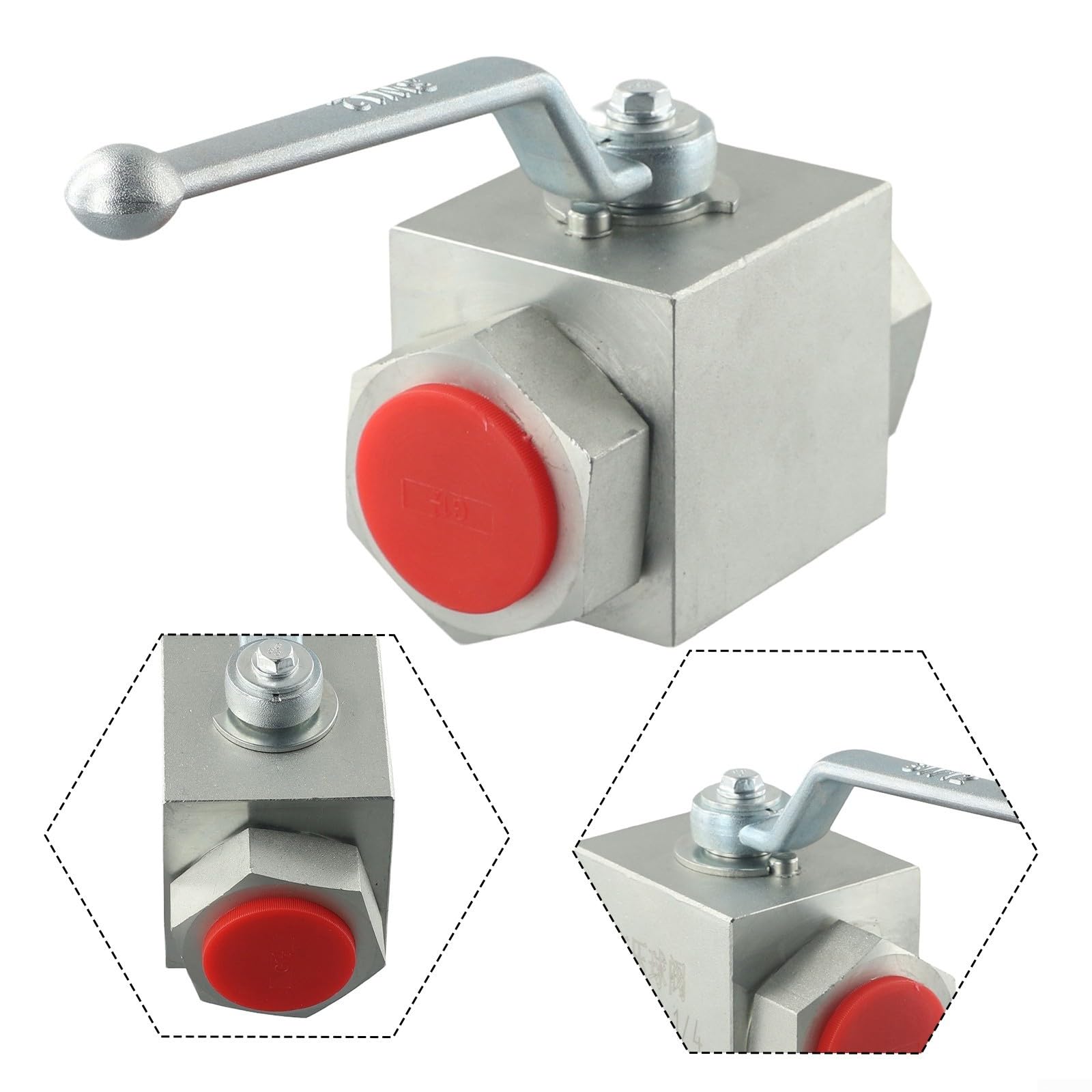 Valvola a sfera idraulica G1 Inch Carbon Steel 2 Way Manual Shut-off per applicazioni industriali dell'olio con resistenza ad alta pressione