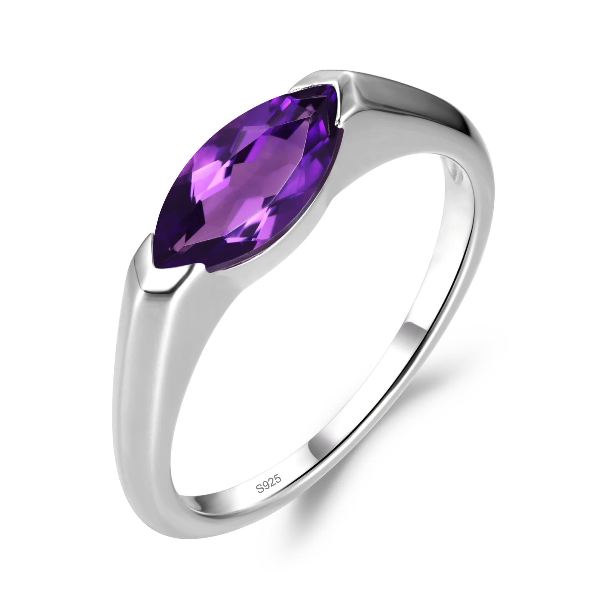LUO Simple Marquise Ring