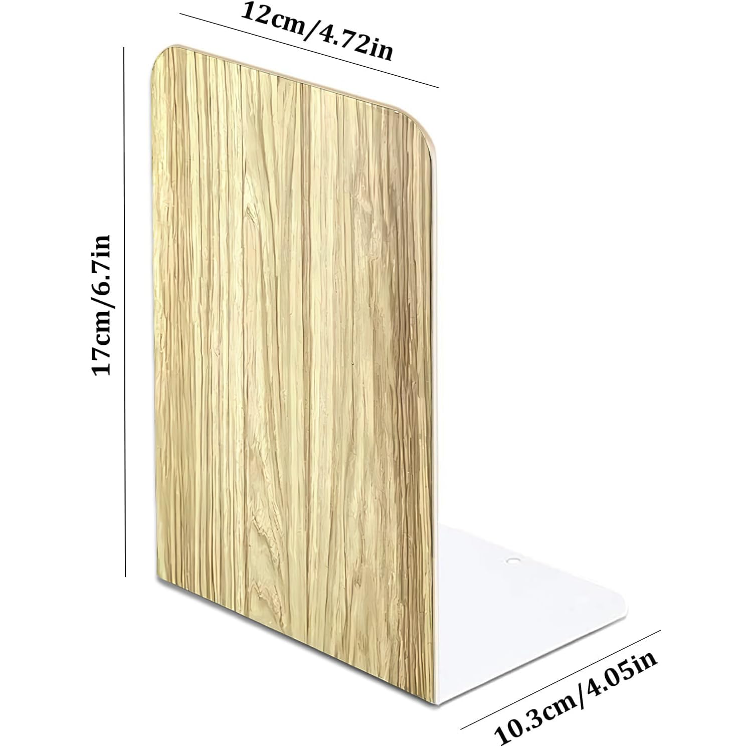 Fermalibri Metallici Eleganti - Design Foglia Di Ginkgo, Set Da 2 Per Librerie E Mensole - Foto 12