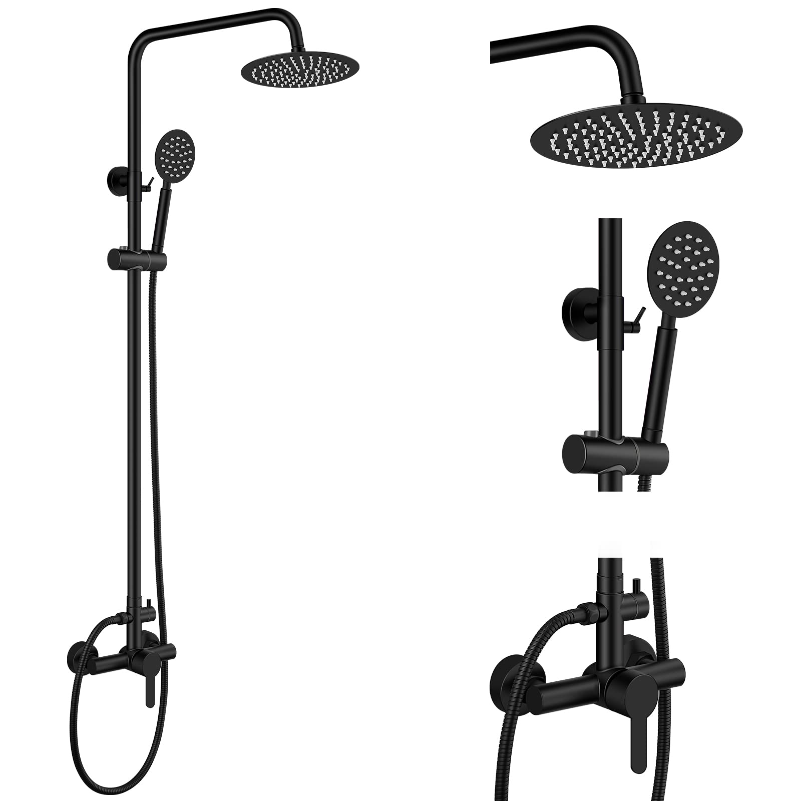 Buy Aolemi Outdoor Shower Faucet Matte Black SUS304 Shower Fixture