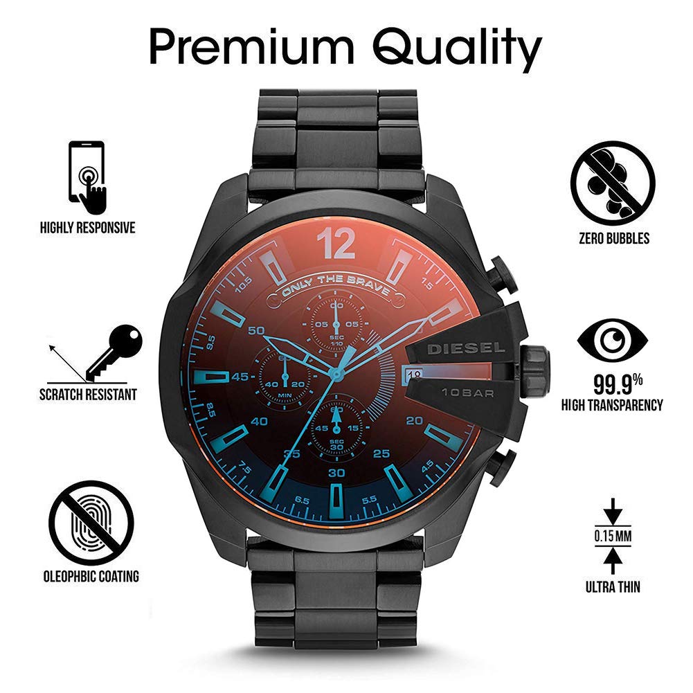PELLICOLA PROTETTIVA WIGENTO TPU per Apple Watch Series 11 / 10 42mm | Protezione antigraffio - Facile