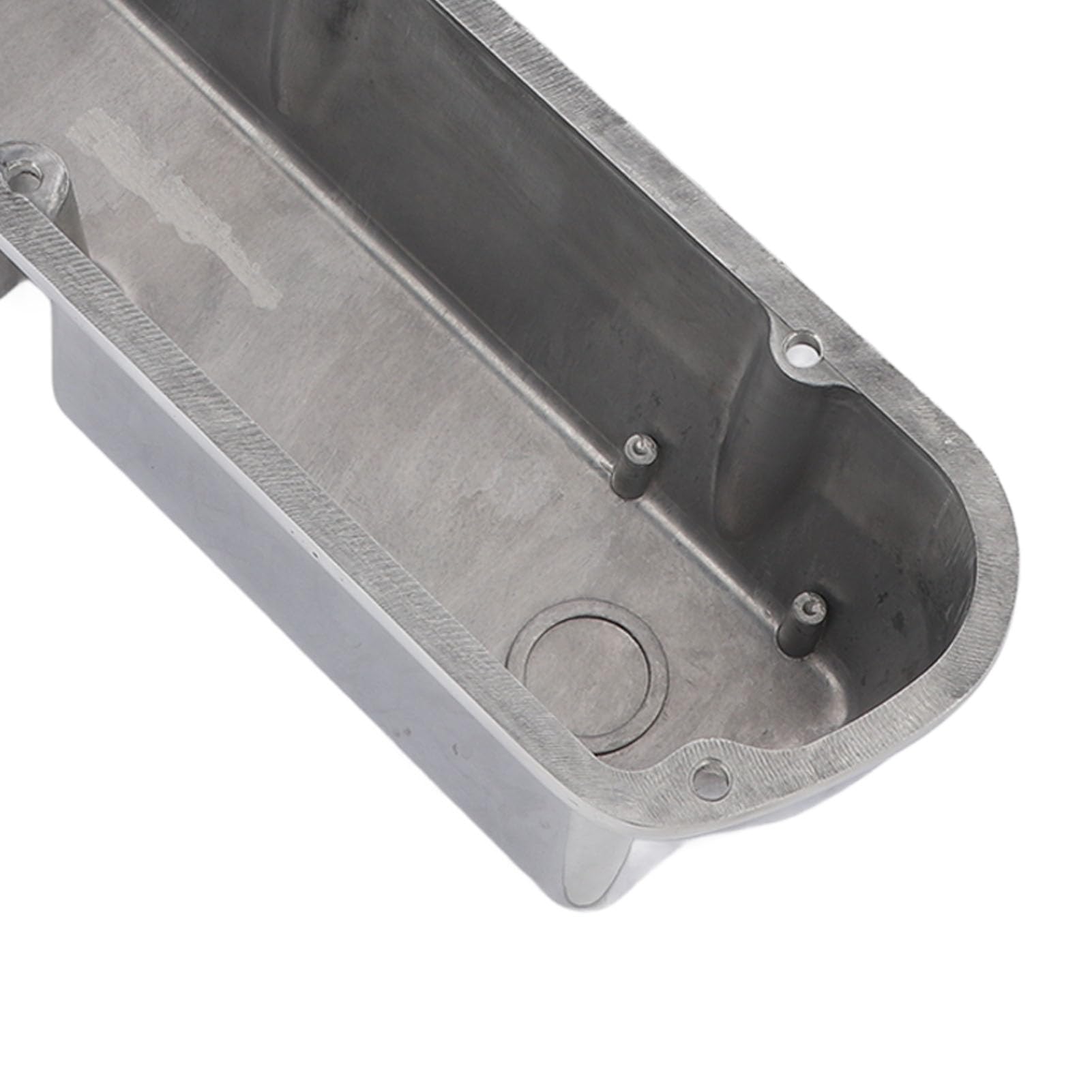 2 szt. Pokrywa Zaworów Silnika 8440 Polerowana Aluminiowa Pokrywa Zaworów z przelotką do SB 289 302 351W SBF Silnik Aluminiowy Zestaw Pokrywy Zaworów