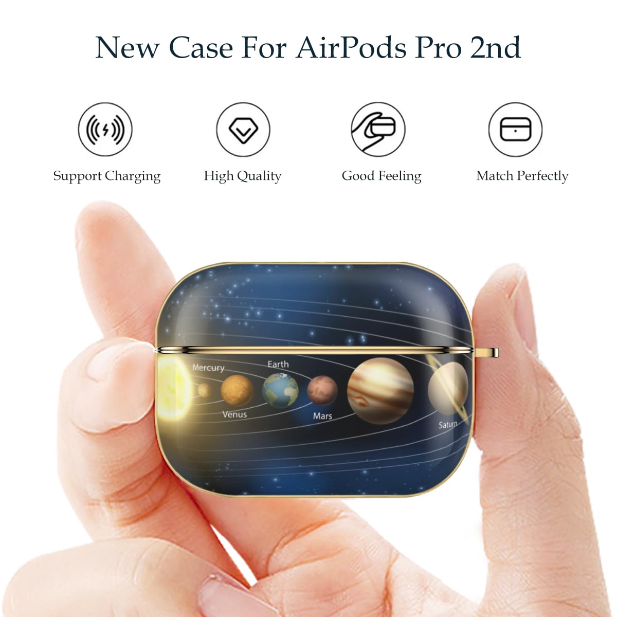 AirPods Pro 2 本体　付属品付 刻印あり（星） Amazon | AirPods Pro2ケース 宇宙柄 星柄 銀河 AirPods Pro2