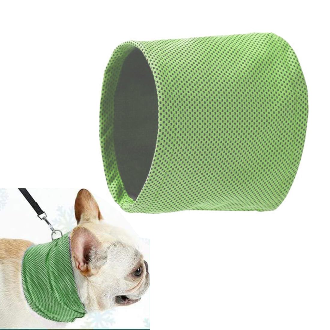 LYQNIHOB 1 pcs Collar Refrigerante para Mascotas, Pañuelo De Mascotas, mascotas perros accesorios Enfriar al perro， bandana para perro para refrescar al perro en verano y ayudarlo a pasar el verano