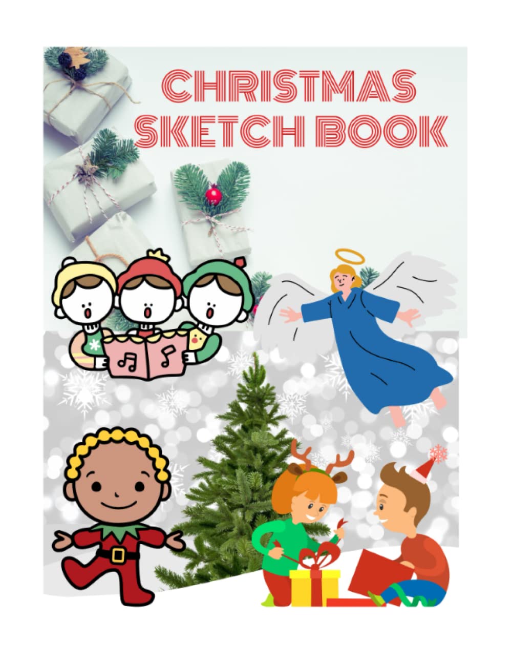 Christmas gift for kids family friends Sketch Book