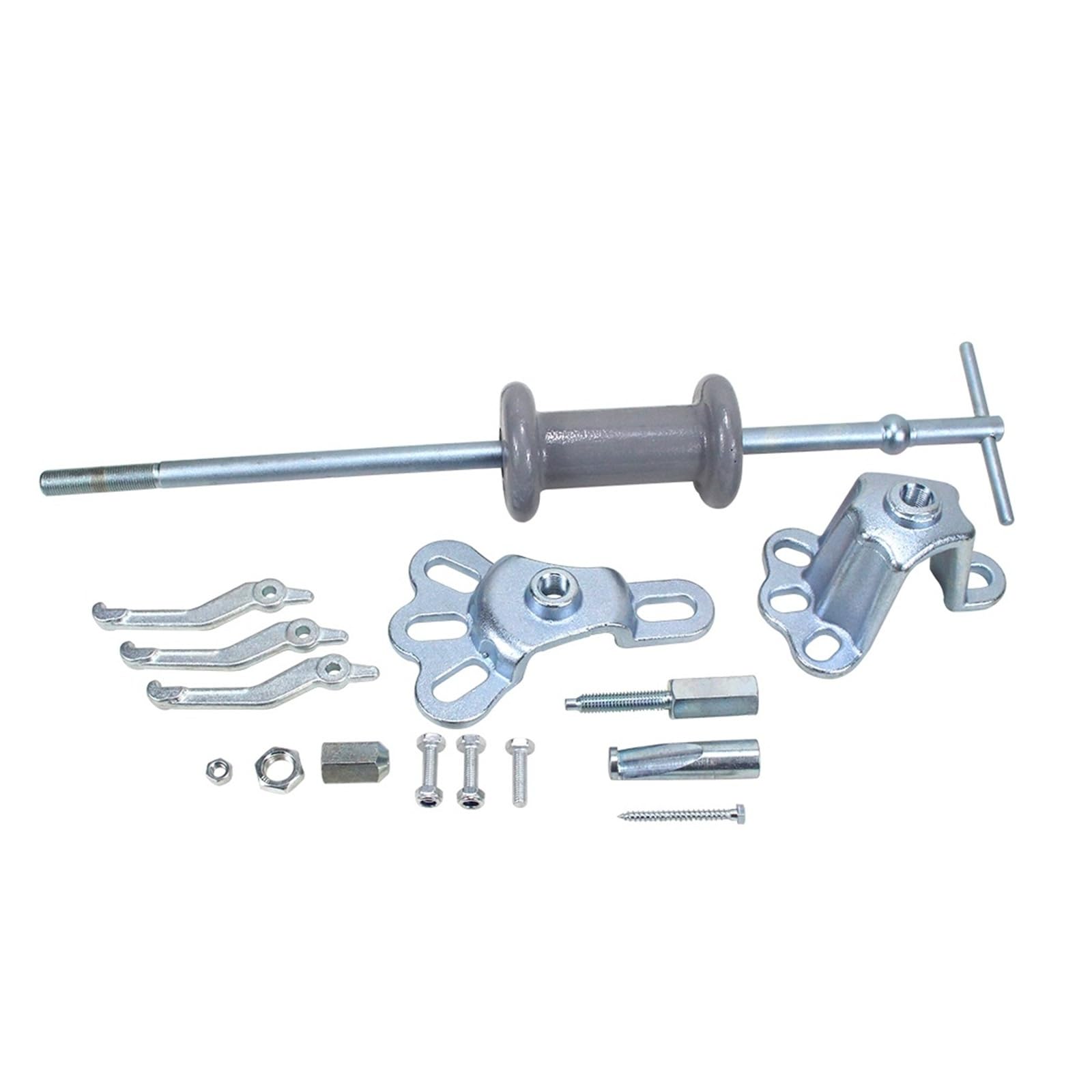 Juego de extractor martillo deslizante 9 vías, cojinetes cubo rueda delantera y kit eje trasero