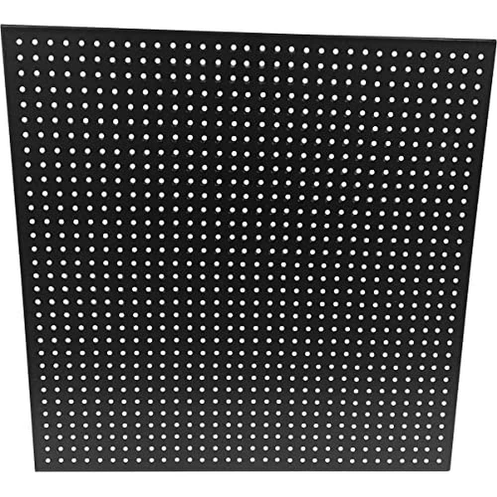 Home It® Work panel de herramientas de metal 40x40 cm negro – panel perforado de pared para taller – soporte mural para herramientas – organización robusta y duradera