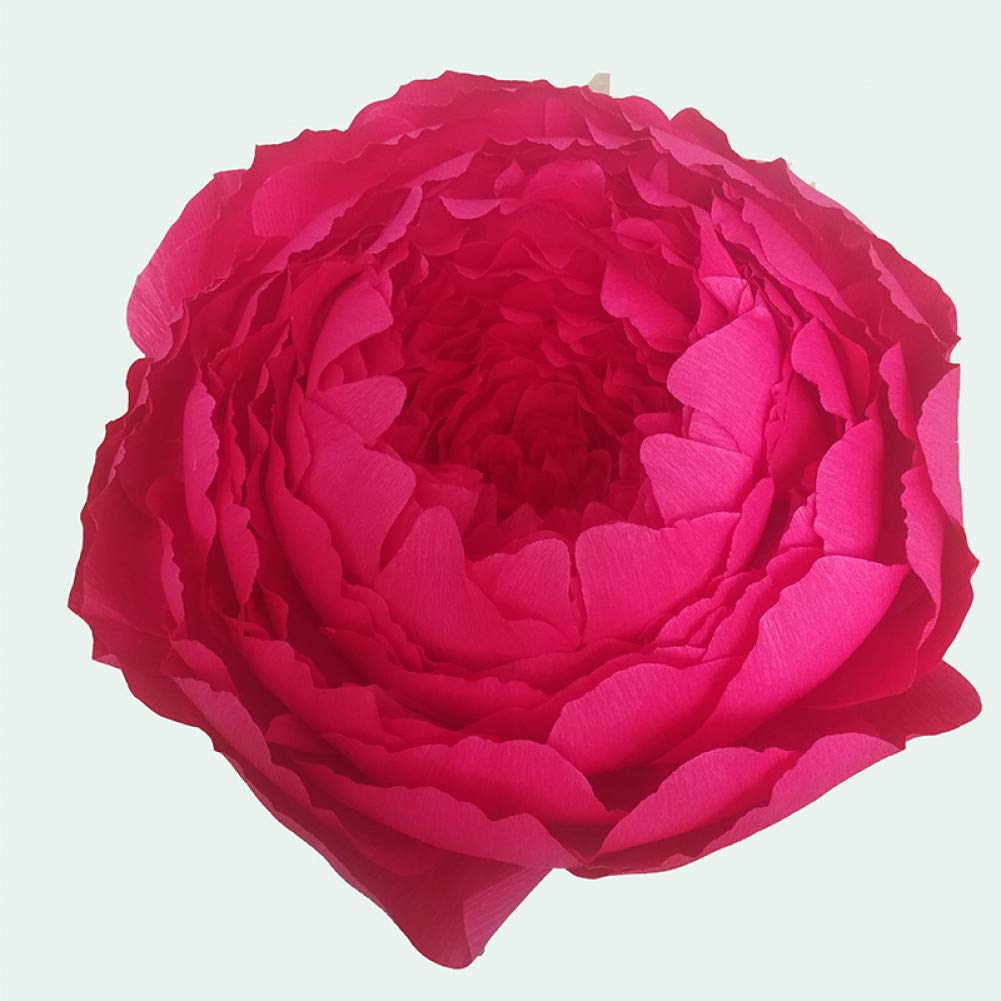 Pivoine en papier géante pour décorer un mur de scène de fête facilement
