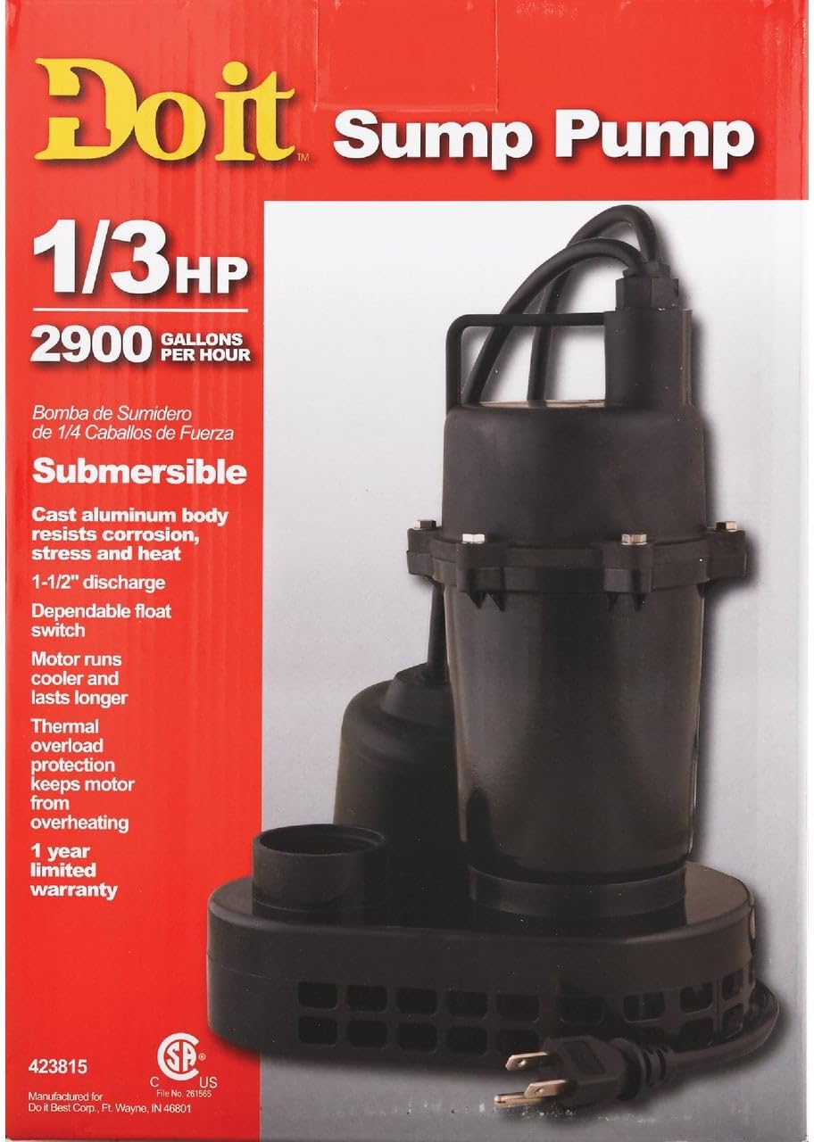 Submersible Sump And Effluent Pump With Float Switch