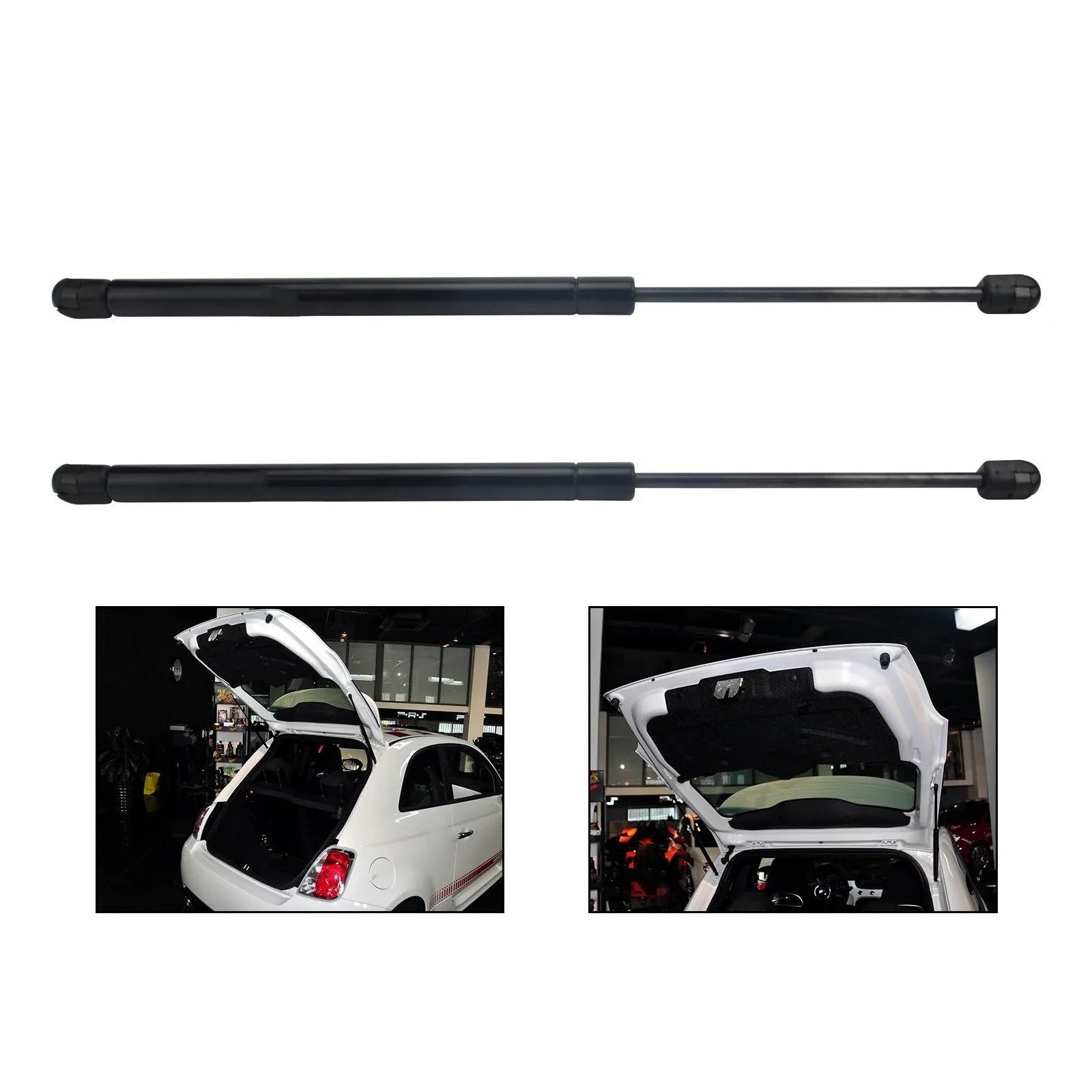 Pistoncini Baule Molle A Gas 2x Per Fiat 500 Hatchback Dal 2007 In Poi Portellone Bagagliaio Ammortizzatori A Gas Supporto Supporto Accessori Auto