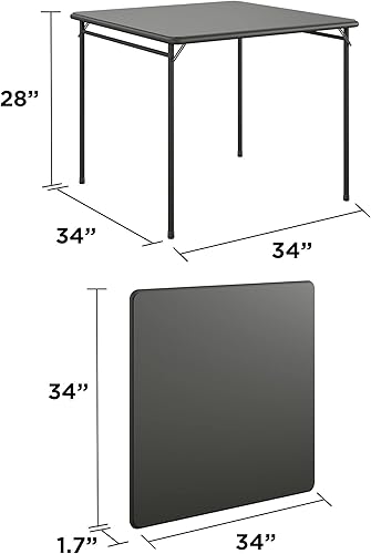 Miniatura 3 de Rectángulo vinilo parte superior plegable Cosco Dorel Industries Tabla de servir Acero Negro