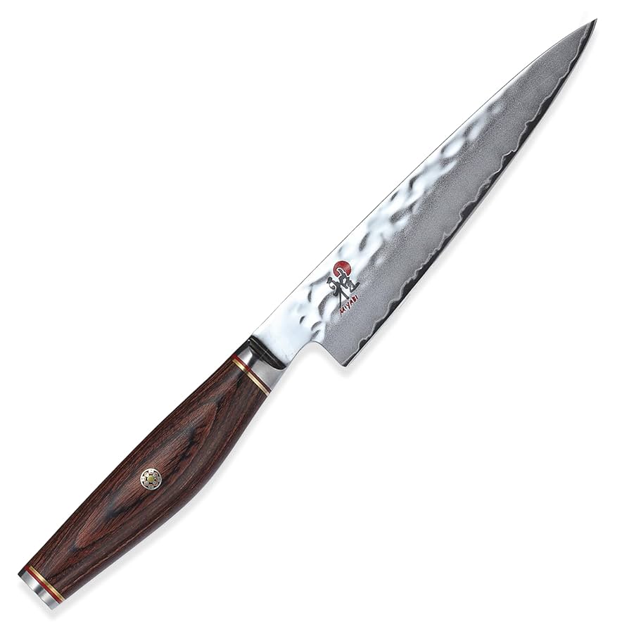 木屋　梅治作　ペティナイフ130mm　＋　#3 牛刀　160mm 木屋｜No.3シリーズ ペティナイフ 130mm 鍔付・炭素鋼 - パンと