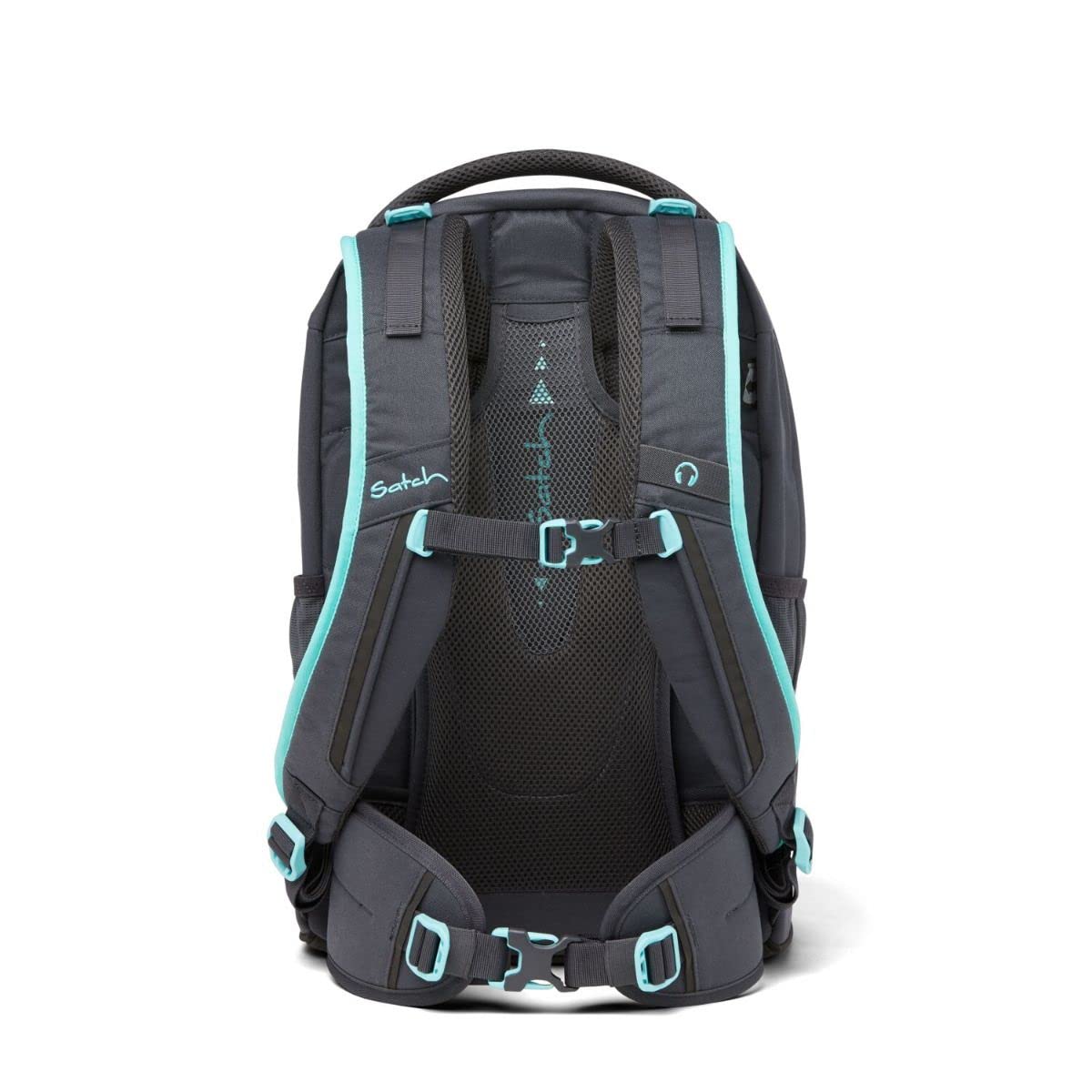 Satch Pack Schulrucksack Set 2tlg. mit Schlamperbox (Mint Phantom)