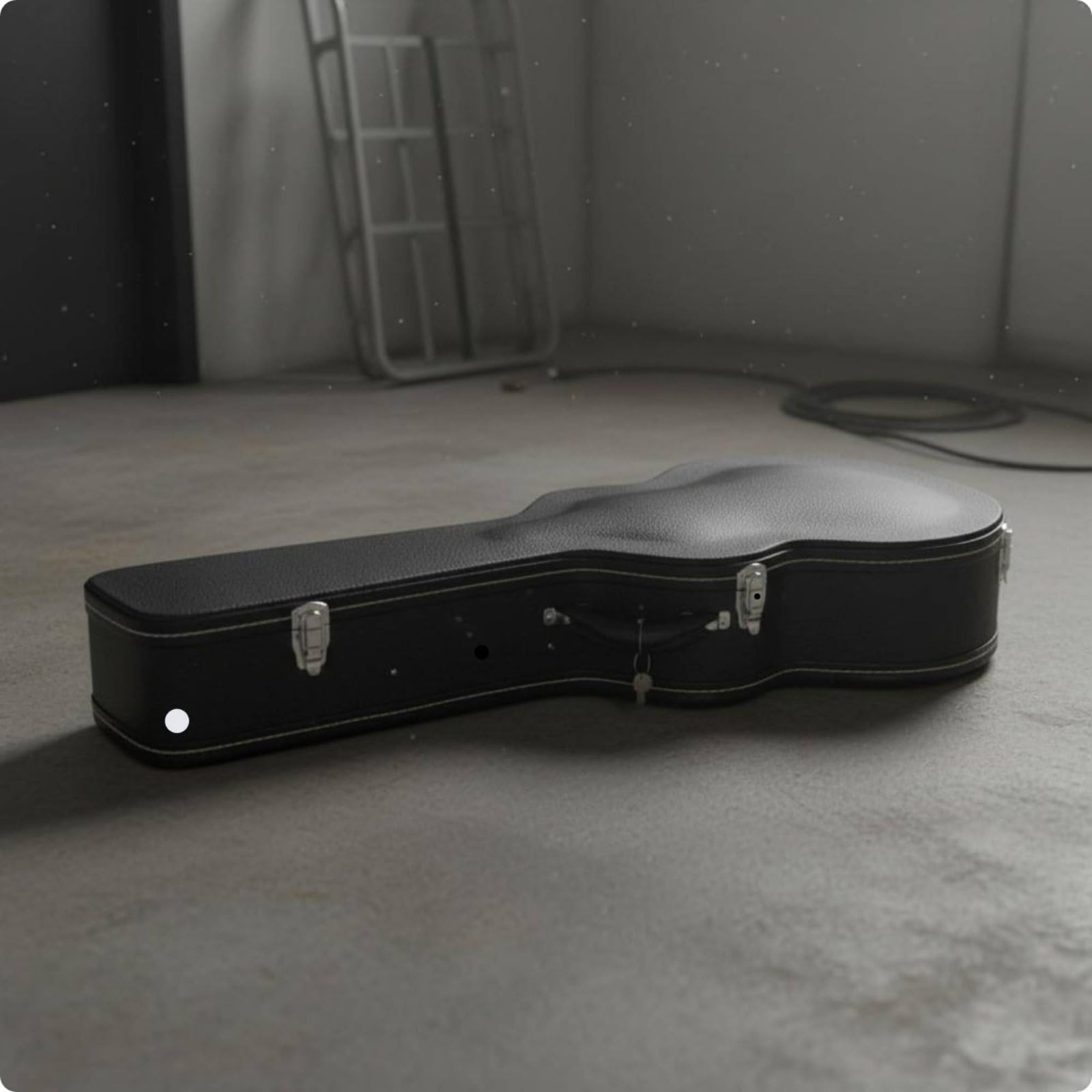 predolo Custodia Protettiva Chitarra Acustica Custodia Rigida Valigetta Rigida Astuccio Trasporto con Maniglia Ergonomica E, Custodia Per Chitarra Classica 39 Pollici, Array, Nero