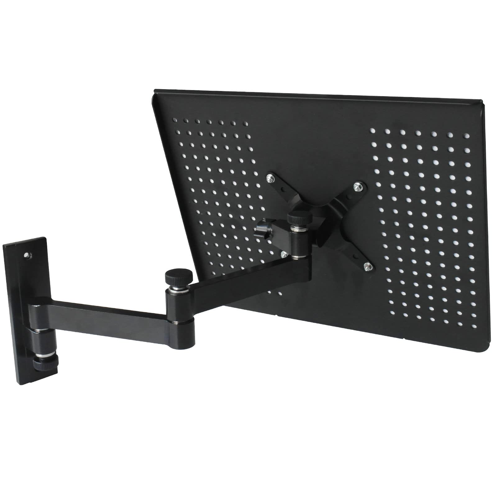Drall Staffa Universale per Il Montaggio a Parete - per Notebook Netbook Tablet PC - Nero - con Vassoio Adattatore per Notebook - Nero Modello: L52B-APBA