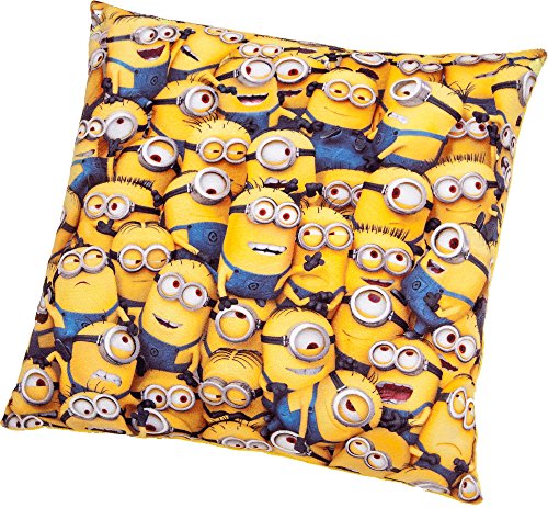 Despicable Me   Minions   almohada con grupo de felpa suave peluche en 36 x 36 cm   Cojín Minios Grupo, Hogar A partir de 4 años, A partir de 6 años