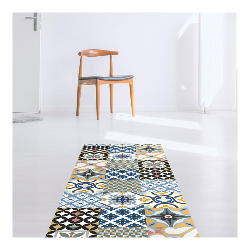 STOR PLANET Tapis Vinyle matelassé Chrome Hydraulique 50 x 140 cm, Chlorure de polyvinyle, Neutre