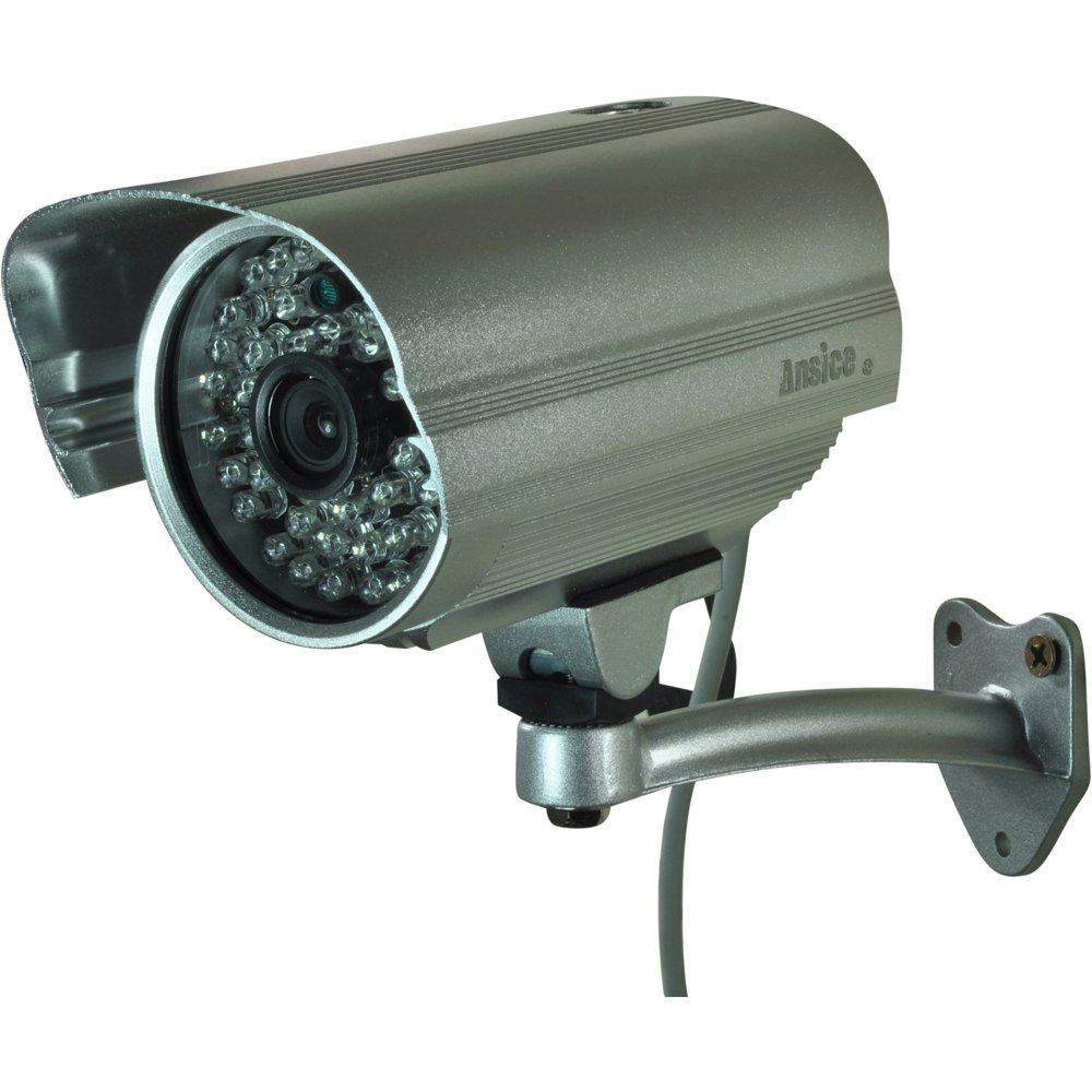 Bullet Security CCTV Camera 1000TVL CMOS With IR-CUT 3.6mm Lens CCTV Home SurveillanceIR Bullet Day Night 48 Infrared LEDs Outdoor with Bonus Power Supply