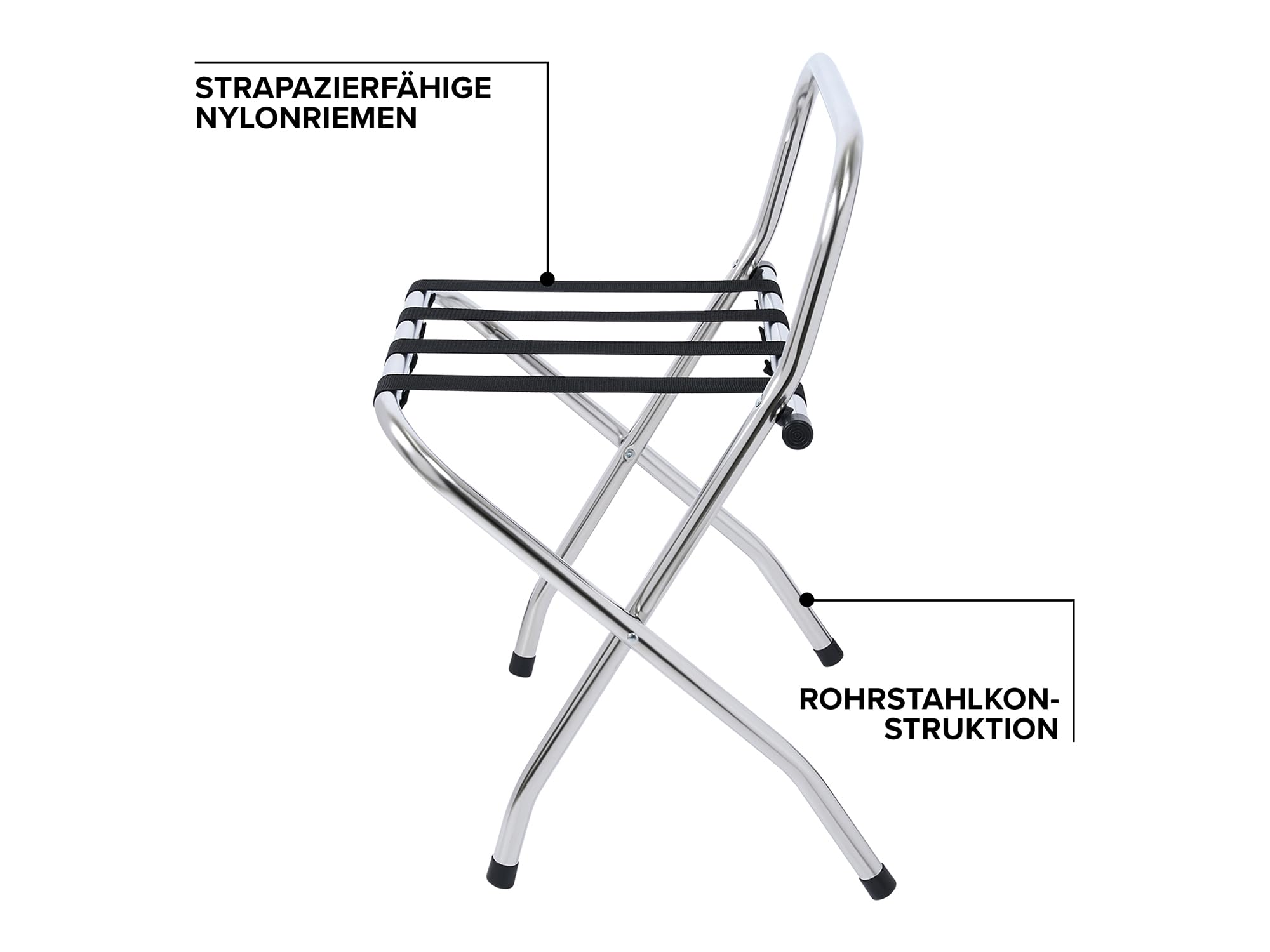 Chrom Gepäck Rack
