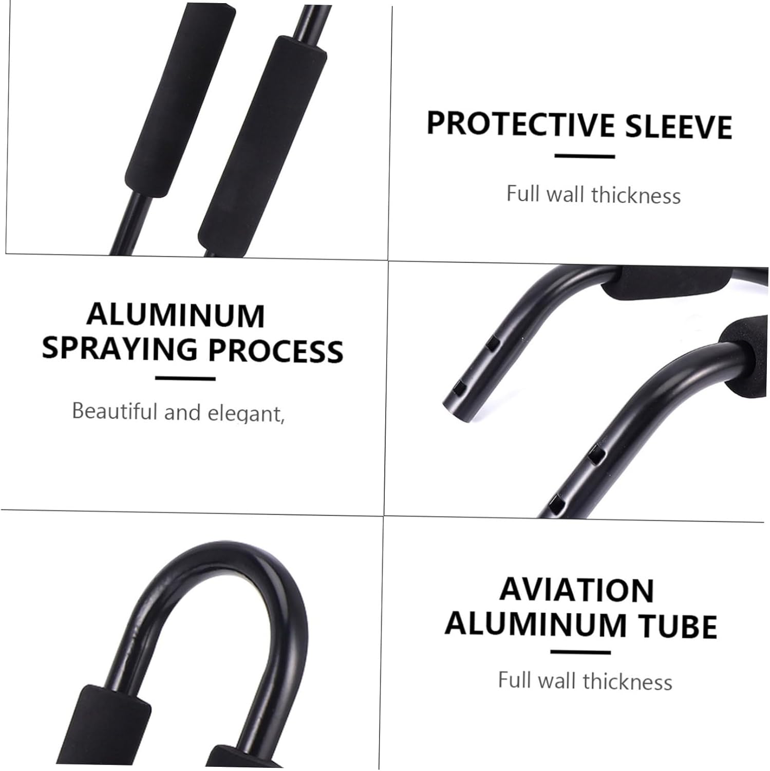 2Pcs Detachable Car Roof Rack Storage for Kayaks Canoes Luggage Frame Easy Installation Black Color for Outdoor Adventures