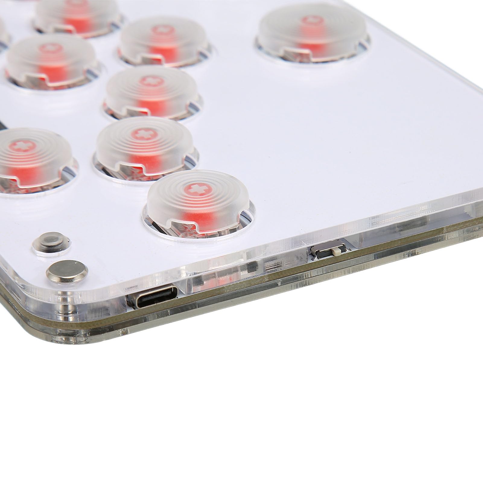 Xiuganpo Regulowane Tryby Czyszczenia Diody LED RGB SOCD Kontroler Drążka Bojowego dla Graczy Komputerowych Joystick Drążka Bojowego do Pudełka
