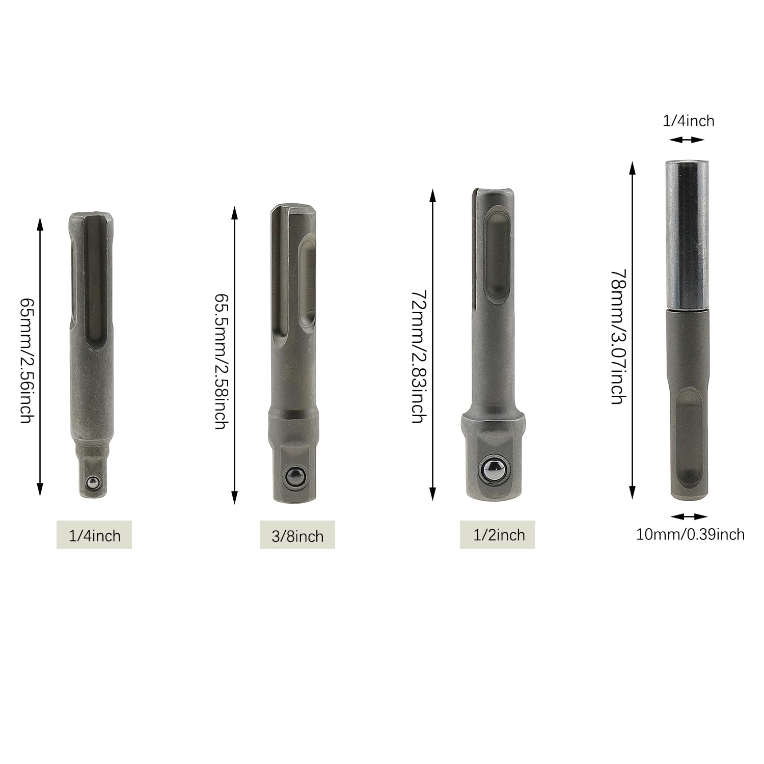 2セット ドリルビット 延長 5種類 六角軸 L型 ソケット アダプター 105度 フレキシブル シャフト 曲がる 6cm 10cm 15cm  電動ドライバー ドリル ビット 万能 : SHOP KURANO - 通販 - Yahoo!ショッピング ZZHXSM 1セット インパクトドリルビットアダプター  六角ドライバー ...