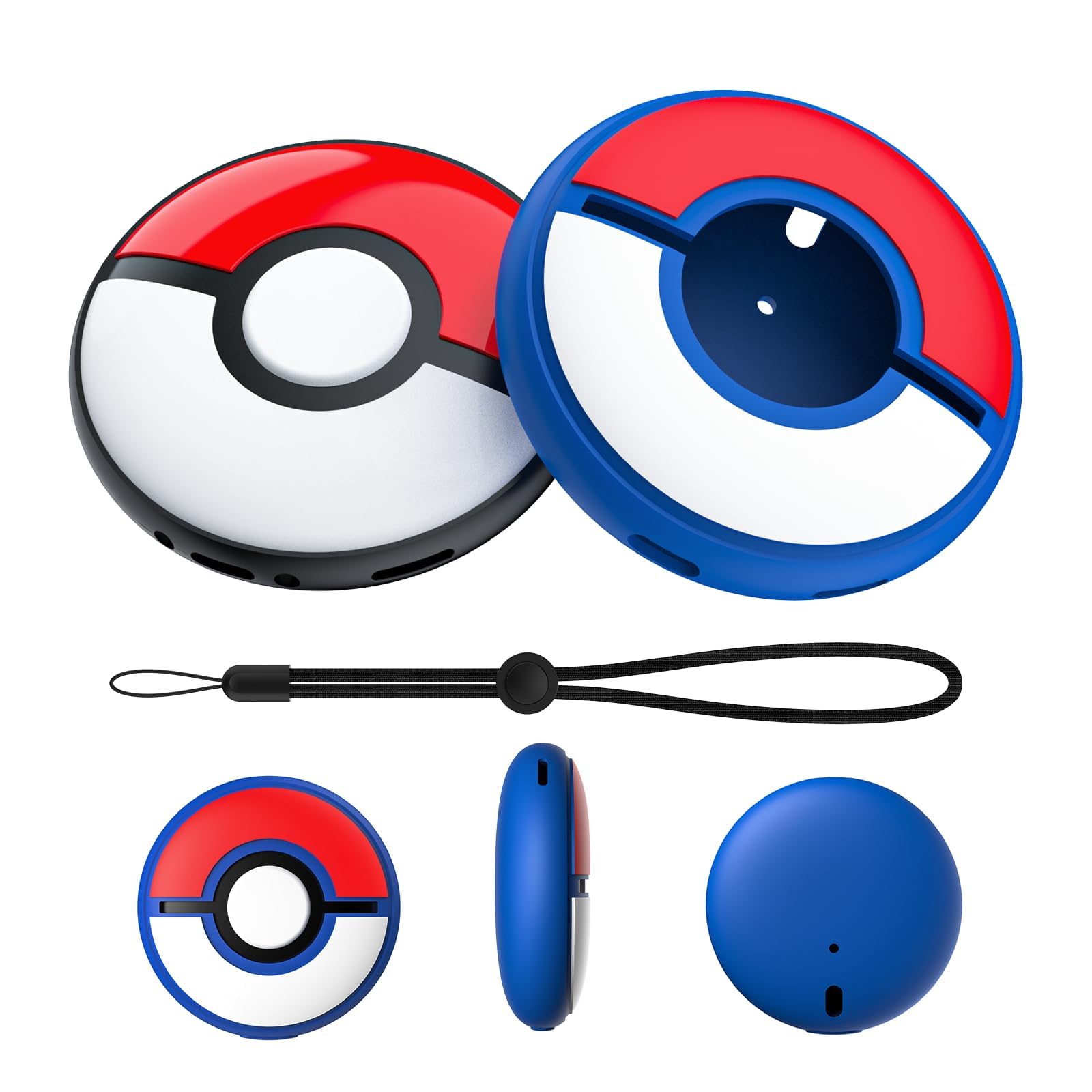 Protective Case for GO Plus+ – Waterproof Silicone & TPU Shockproof Cover with Hand Strap for Ultimate Device Protection