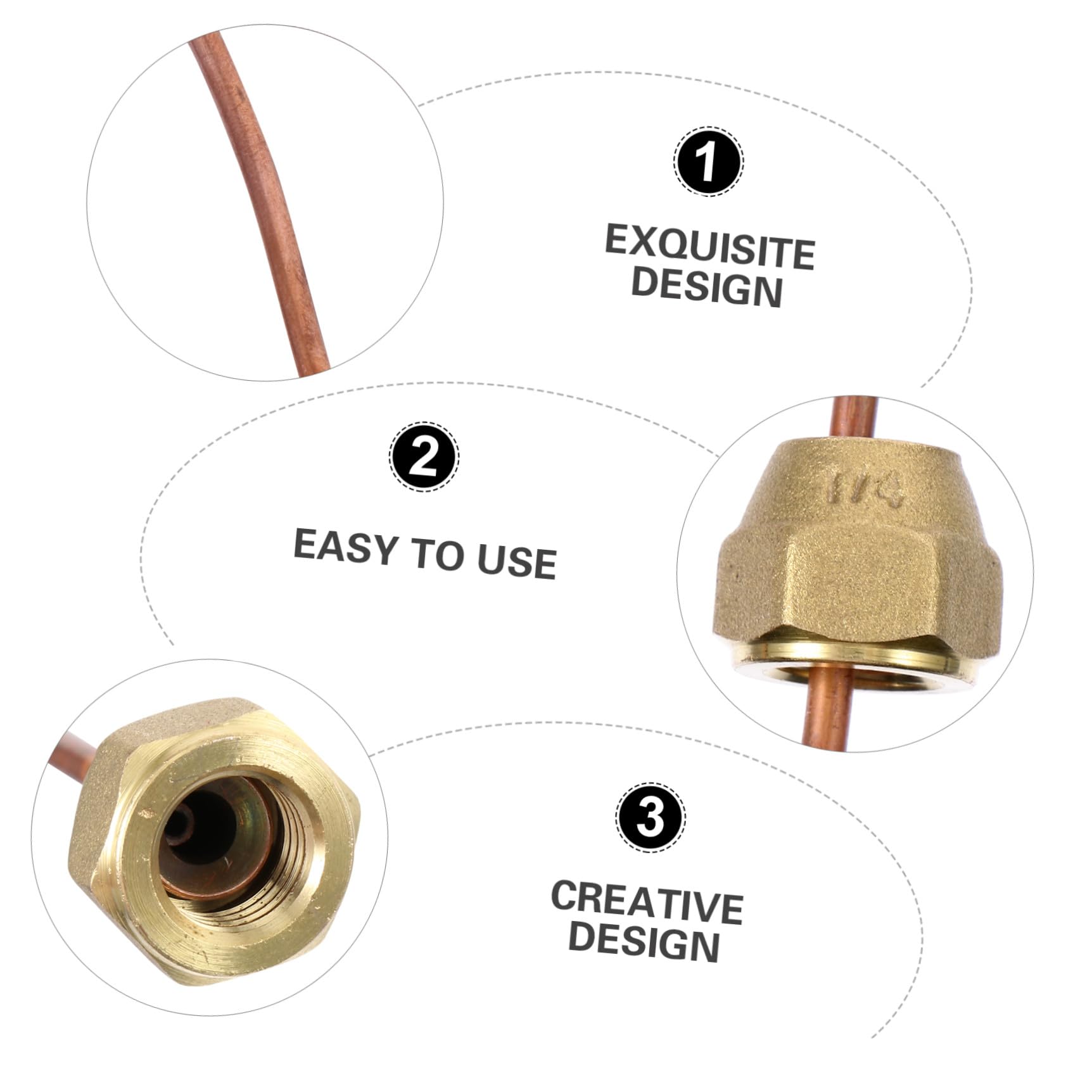 OSALADI Conector Tubo Capilar De Cobre Espiral -900m 90 Cm Para Refrigeración y Mantenimiento De Aire Acondicionado Alta Resistencia a Temperatura y Corrosión