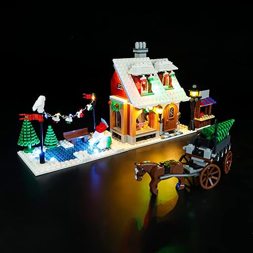 Miniatura 4 de Kit de luces LED compatible con Lego 10216, kit de iluminación de construcción para (Creator Holiday Bakery). (Solo kit de luz Led) (versión RC)