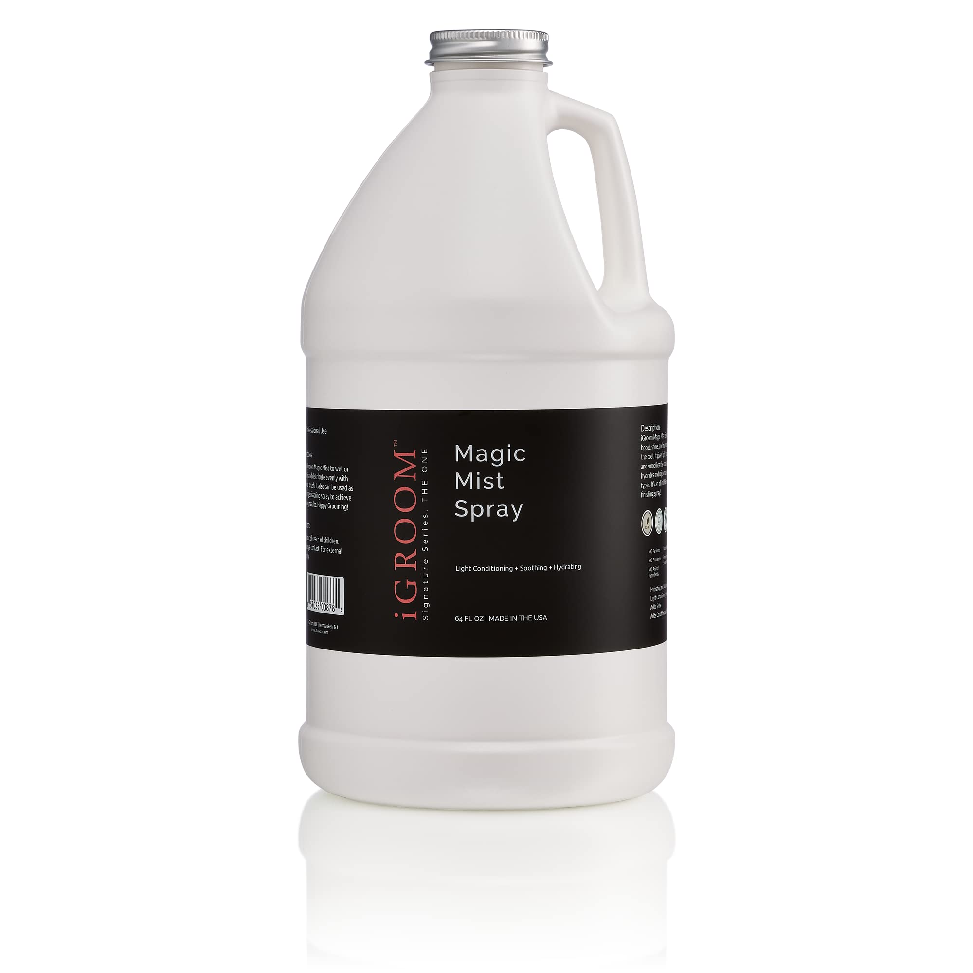 iGroom Magic Mist Dog Spray - Luxury Pet Beauty Care - Conditioning Spray for Dogs - Provides Texture, Boost & Shine to Dog's Coat - Dog Detangler - Hydrating & Soothing Formula, 1.89L