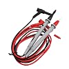 1 Pair Multimeter Test Leads - 1000V 10A Probes - Digital Meter Testing Wires - Compatible with Electrical Tools - 1M Cable for Circuit Measurement (Black Red)